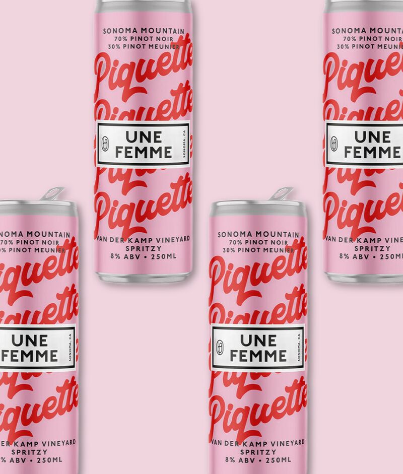 Cans of Une Femme The Piquette - Pinot Noir
