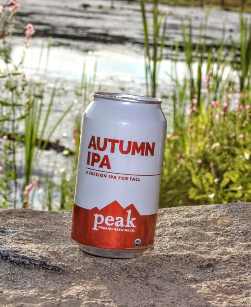 A can of Peak Organic Autumn IPA