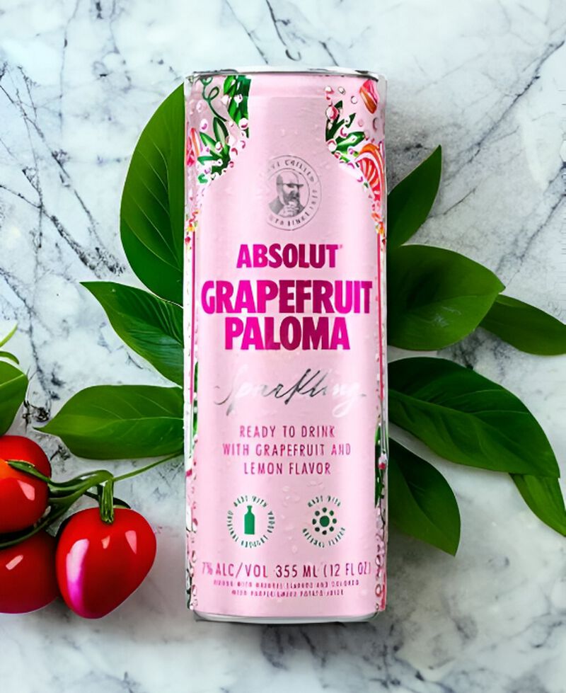 Can of Absolut Grapefruit Paloma 