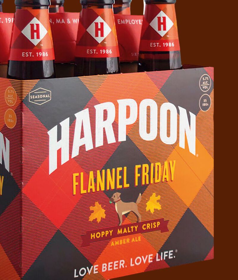 A case of Harpoon Flannel Friday