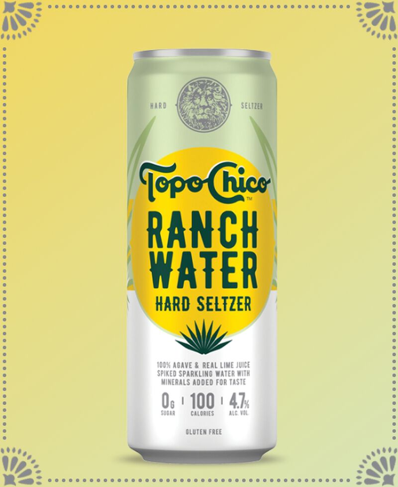 Can of Topo Chico Hard Seltzer Ranch Water Original