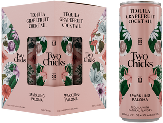 Two Chicks Cocktails Sparkling Paloma - Lifestyle