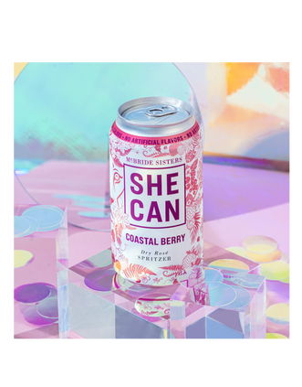 McBride Sisters SHE CAN Coastal Berry Dry Rosé Spritzer - Lifestyle